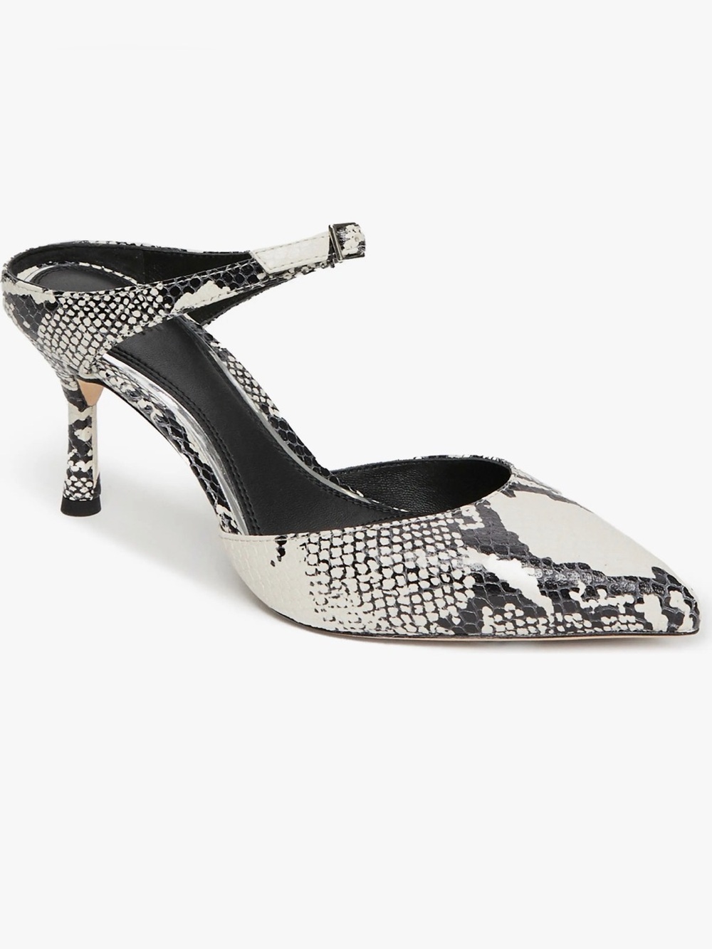 PAIGE Leather Preston Heeled Mules